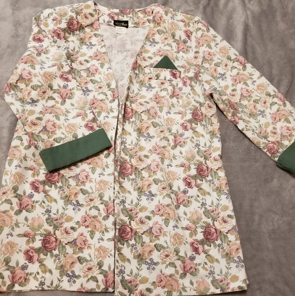 Vintage Floral Blazer